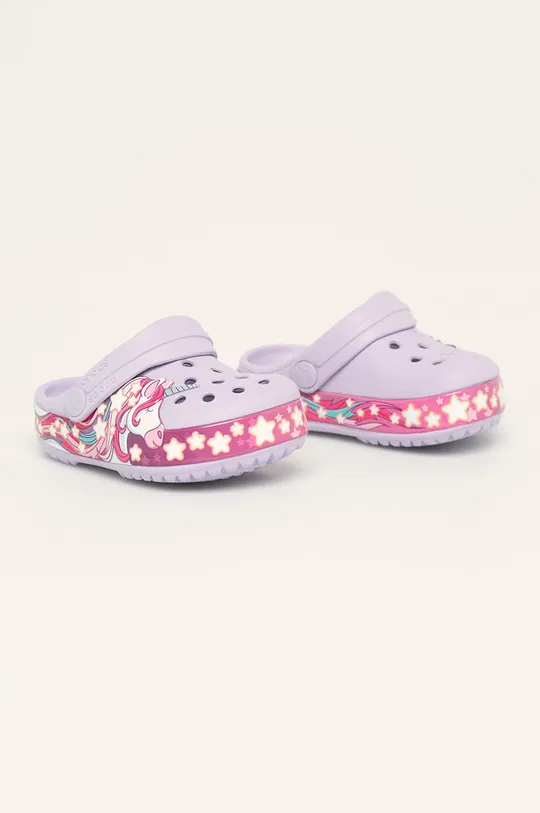 Crocs - Детские шлепанцы фиолетовой