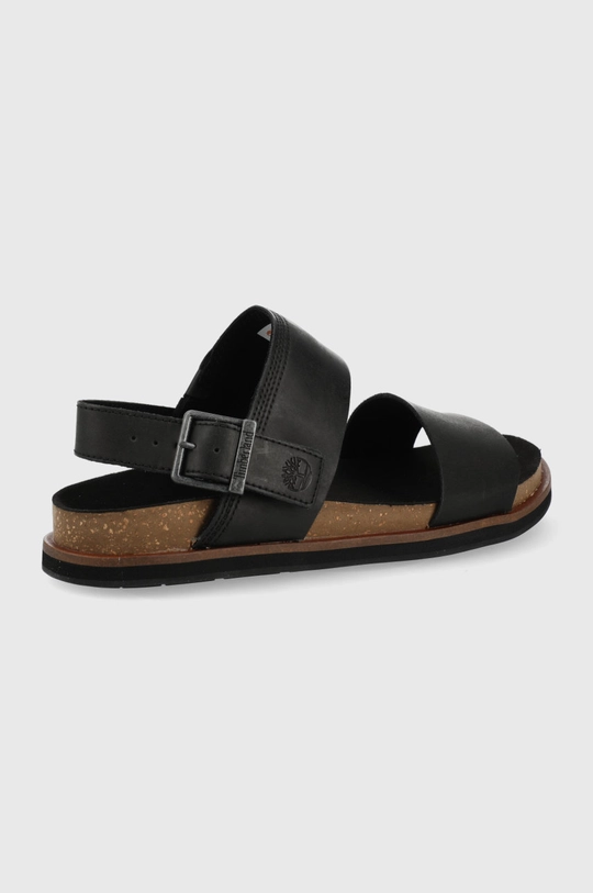 Timberland sandały skórzane Amalfi Vibes 2Band Sandal czarny