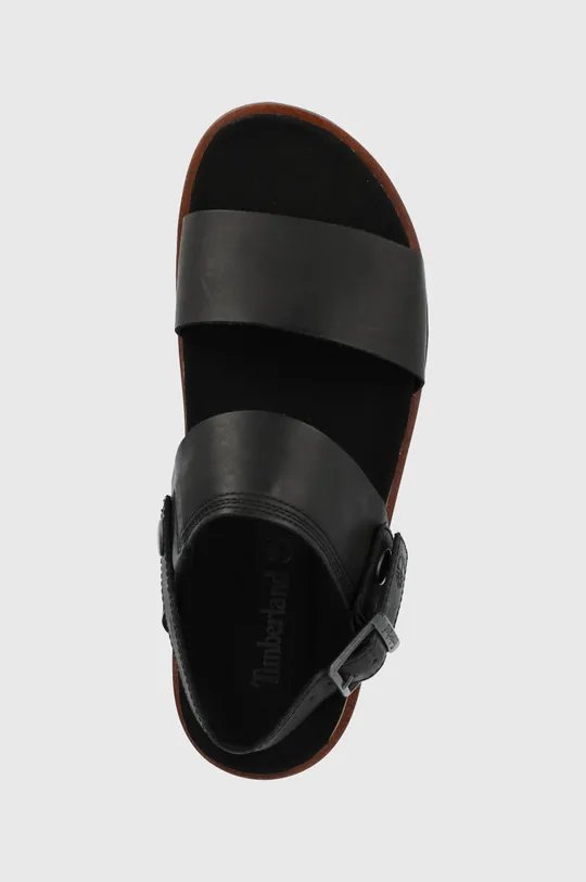 czarny Timberland sandały skórzane Amalfi Vibes 2Band Sandal