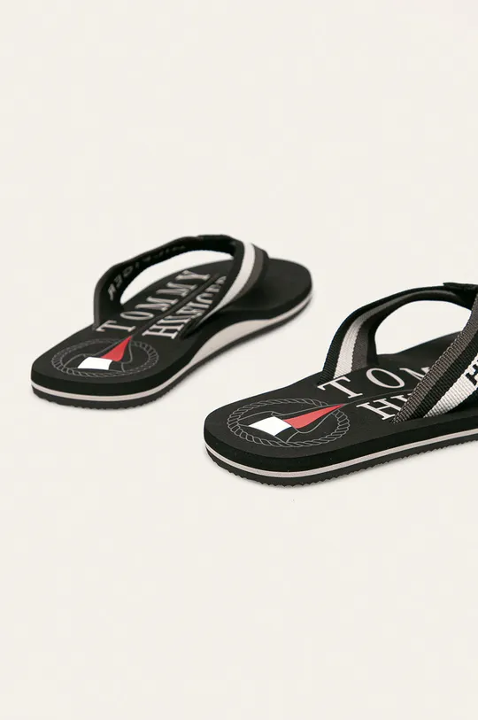 Tommy Hilfiger - Flip-flop  Szár: szintetikus anyag, textil, természetes bőr Belseje: szintetikus anyag, textil Talp: szintetikus anyag