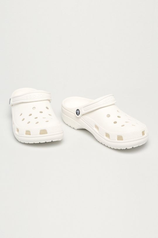 Crocs - Pantofle bílá