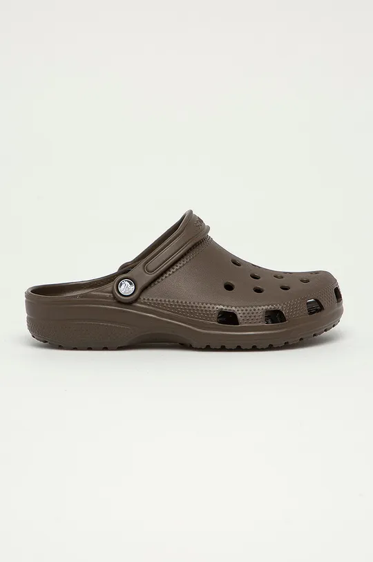 brązowy Crocs klapki Classic Męski