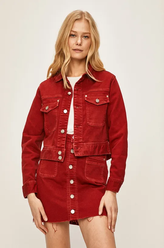 czerwony Pepe Jeans - Kurtka jeansowa Tiffany Damski