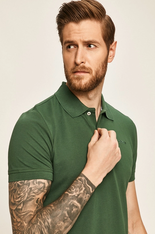 Geox Tricou Polo bumbac verde M0210B.T2649