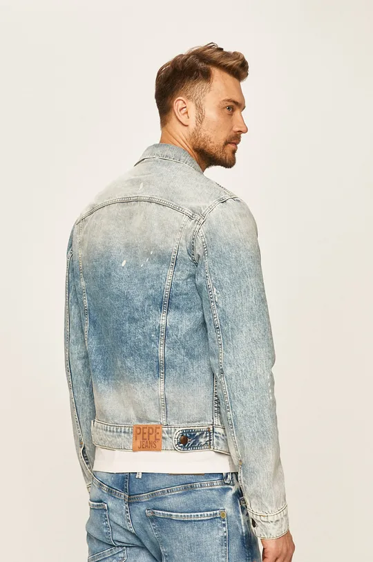 Pepe Jeans - Rifľová bunda Pinner Random  Podšívka: 35% Bavlna, 65% Recyklovaný polyester  Základná látka: 100% Bavlna