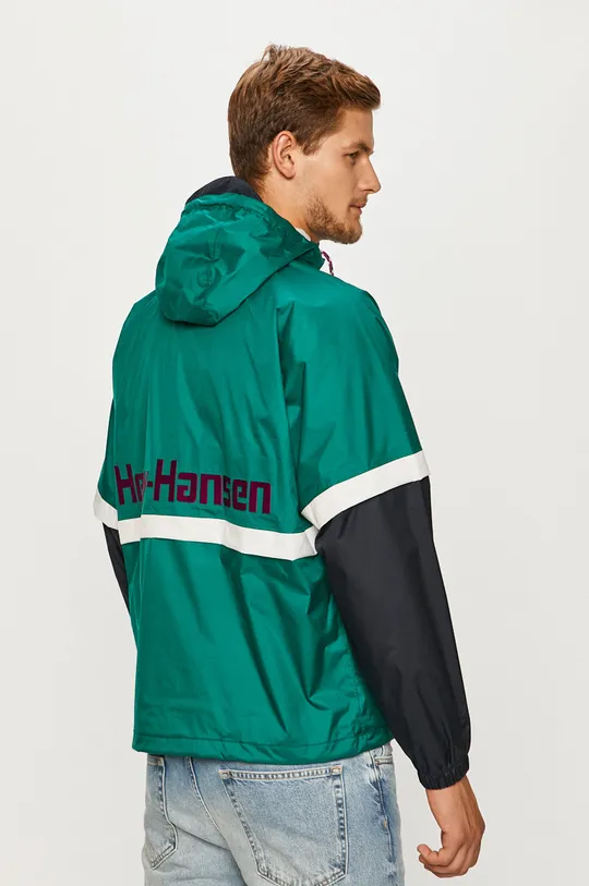 Helly Hansen rain jacket  Material 1: 100% Polyester Material 2: 100% Polyurethane Material 3: 100% Polyamide