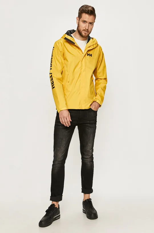 Helly Hansen rain jacket yellow