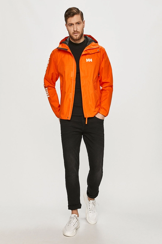 Helly Hansen rain jacket orange