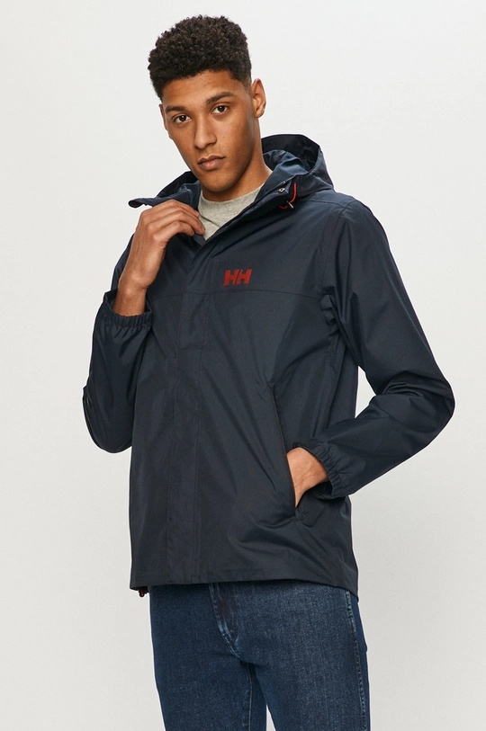 navy Helly Hansen rain jacket Men’s