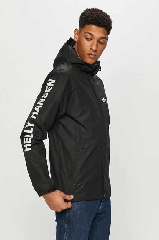 black Helly Hansen rain jacket Men’s