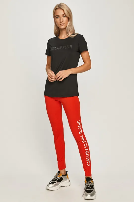 Calvin Klein Jeans - Legging piros