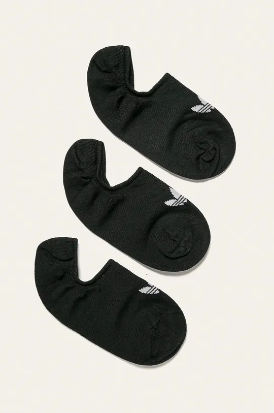 black adidas Originals trainer socks (3-pack) Women’s