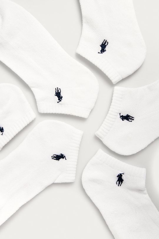Polo Ralph Lauren - Ponožky (6-pak) biela