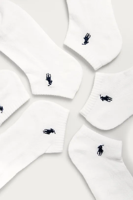 Polo Ralph Lauren - Κάλτσες (6-pack) λευκό