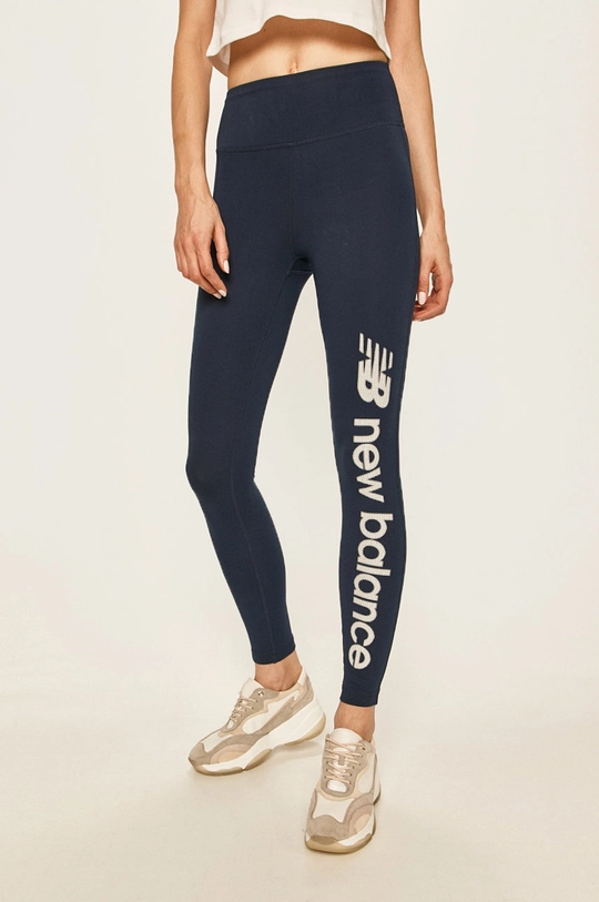 granatowy New Balance - Legginsy WP01514NGO Damski