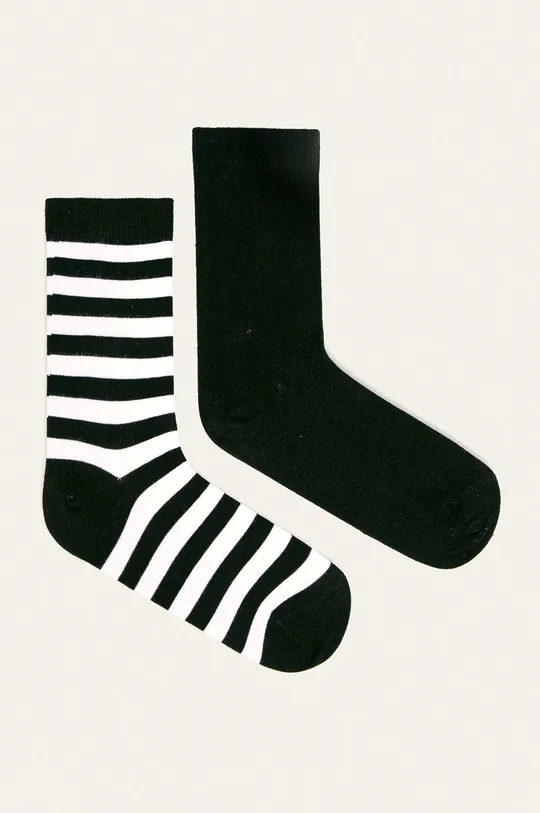 čierna John Frank - Ponožky (2-pak) Dámsky