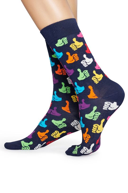 Happy Socks - Ponožky Thumbs Up námořnická modř