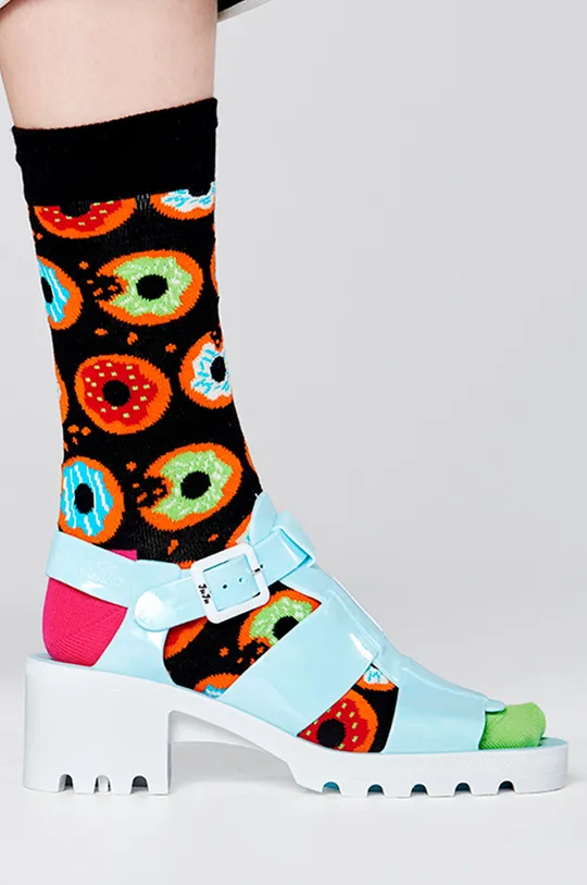 Happy Socks - Skarpetki Donut czarny