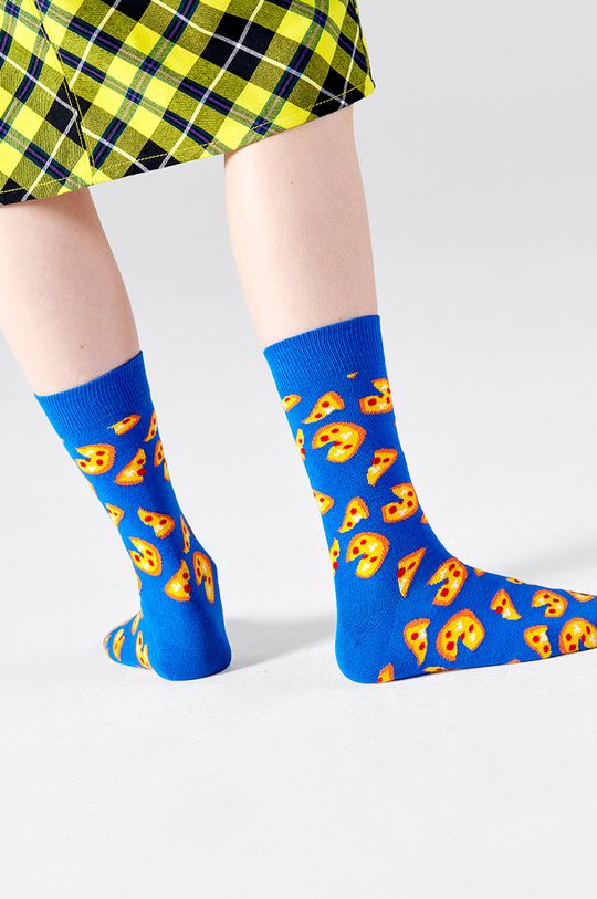 Happy Socks - Ponožky Pizza purpurový