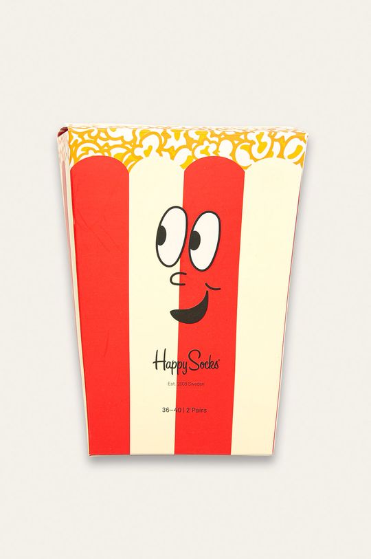 Happy Socks - Sosete Snacks Gift Box (2-pack) 2% Elastan, 12% Poliamida, 86% Bumbac