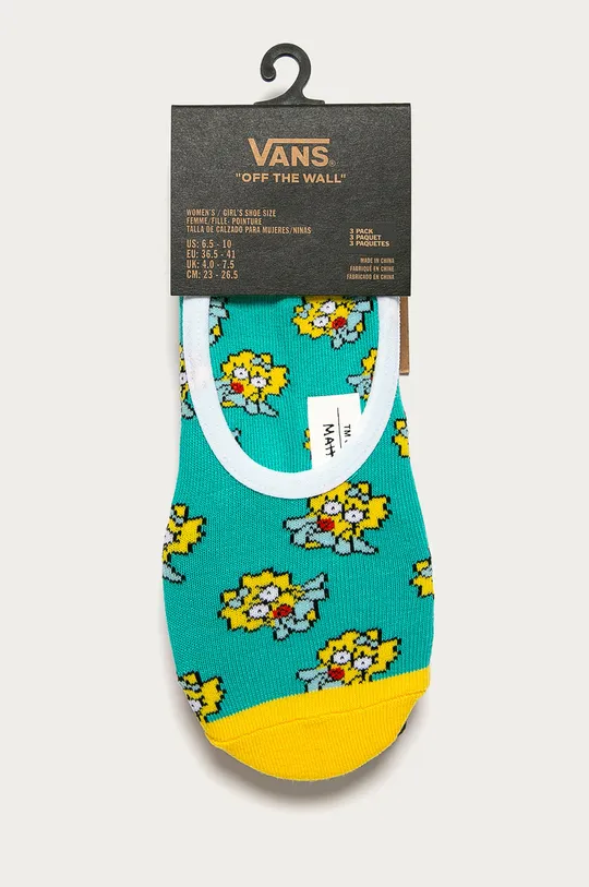 Vans - Členkové ponožky x The Simpsons (3-pak) viacfarebná