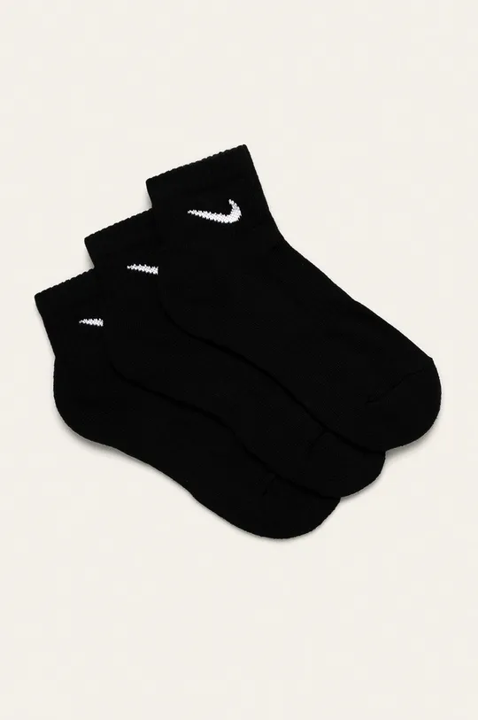 czarny Nike - Skarpetki bawełniane (3 pack) Męski