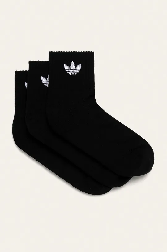 černá Ponožky adidas Originals (3-pack) FM0643 Pánský