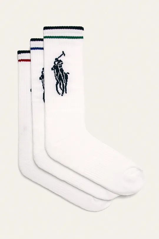 λευκό Polo Ralph Lauren - Κάλτσες (3-pack) Ανδρικά