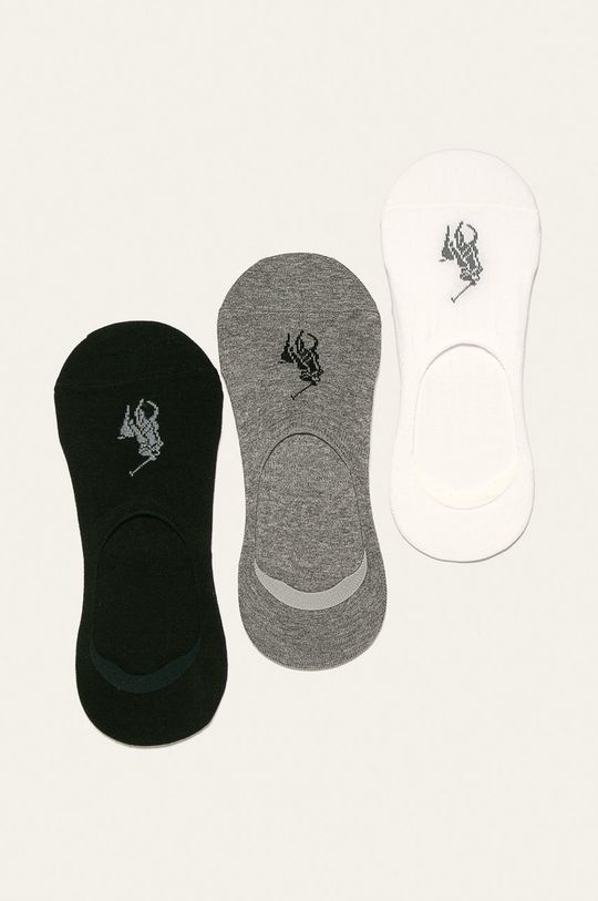 viacfarebná Polo Ralph Lauren - Členkové ponožky (3-pak) Pánsky