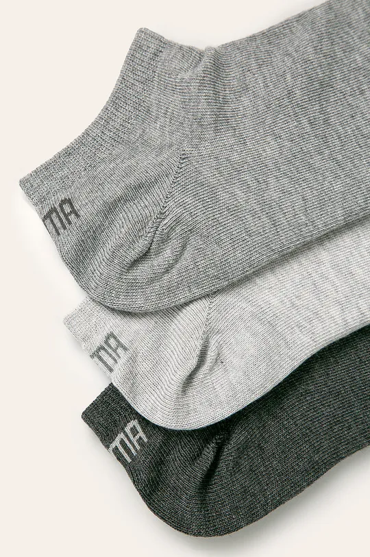 Короткі шкарпетки Puma (3-pack) сірий