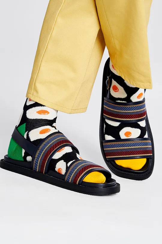 πολύχρωμο Happy Socks Κάλτσες Suunny Side Up Ανδρικά