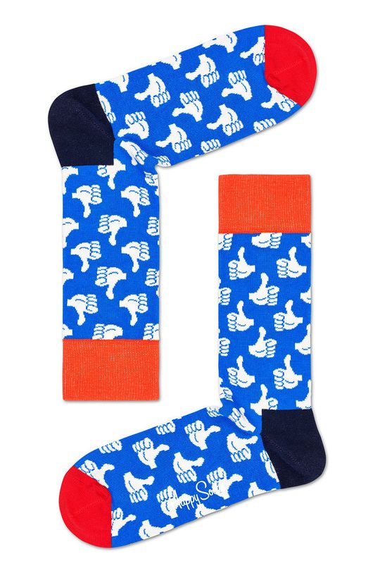 modrá Happy Socks - Ponožky Thumbs Up Pánsky