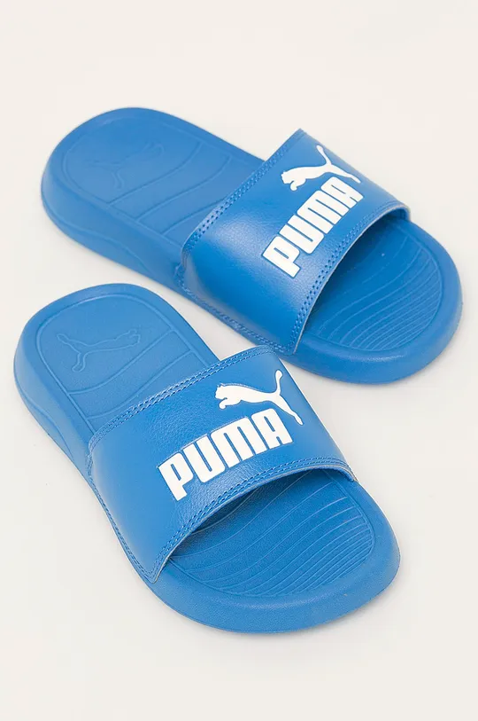 Puma - Detské šľapky Popcat 20 372017 modrá