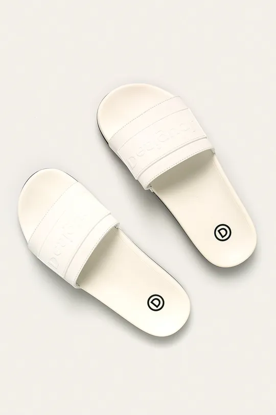 Desigual - Papucs cipő fehér