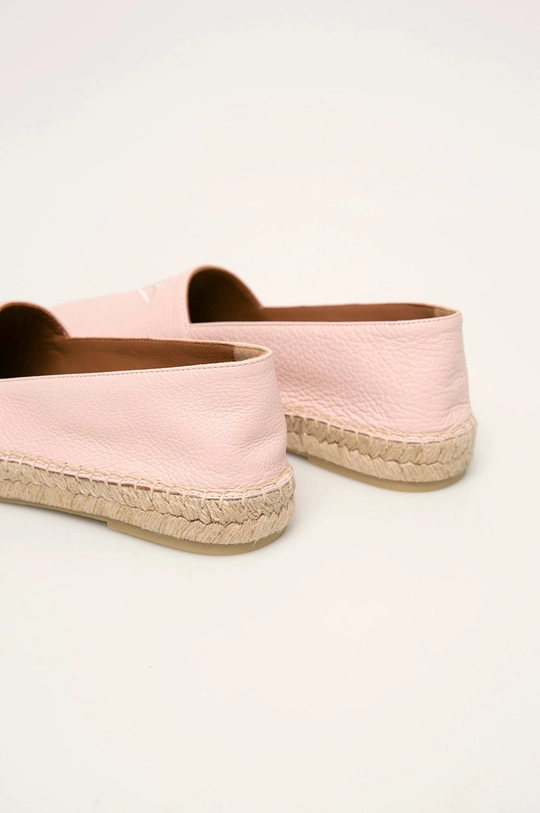 Emporio Armani - Bőr espadrilles  Szár: természetes bőr Belseje: természetes bőr Talp: szintetikus anyag