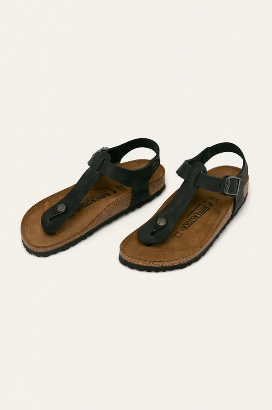 Birkenstock - Kožne sandale Kairo crna