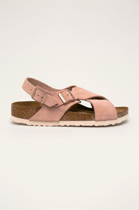 růžová Birkenstock - Kožené sandály Tulum Dámský