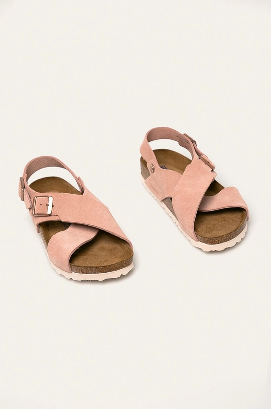 Birkenstock - Шкіряні сандалі Tulum рожевий