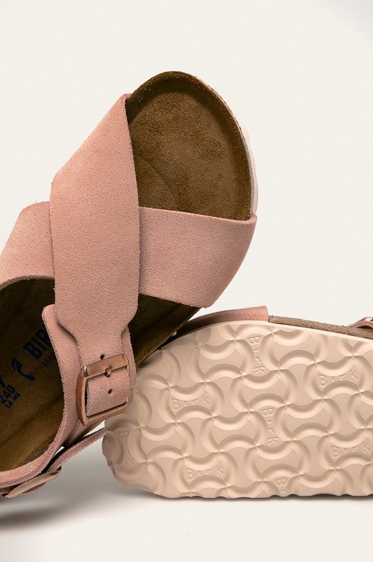 růžová Birkenstock - Kožené sandály Tulum