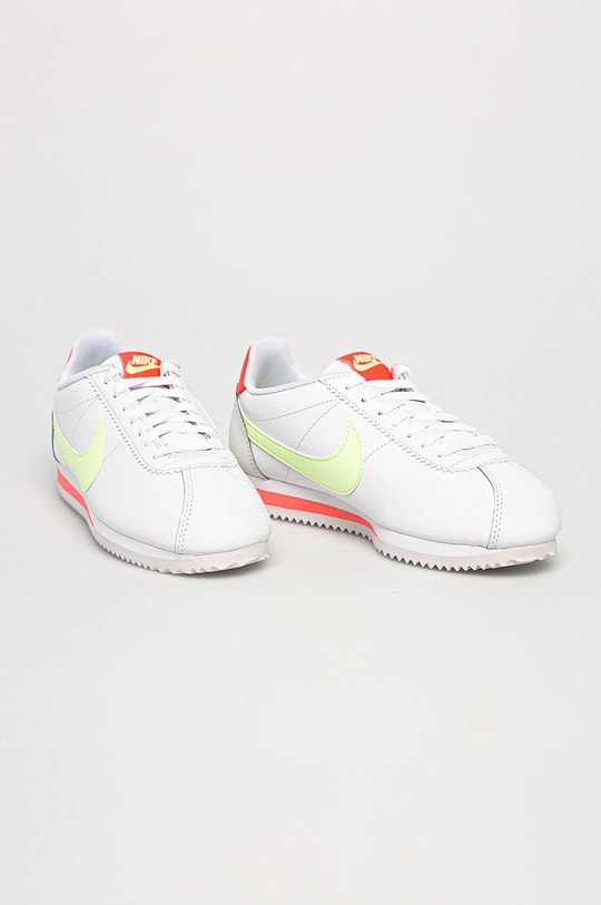 Nike Sportswear - Buty skórzane Classic Cortez biały