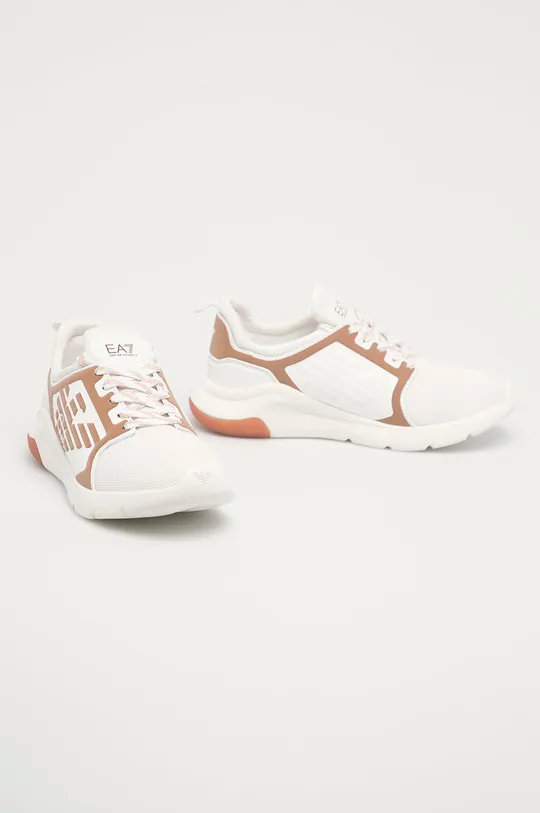 Παπούτσια EA7 Emporio Armani λευκό