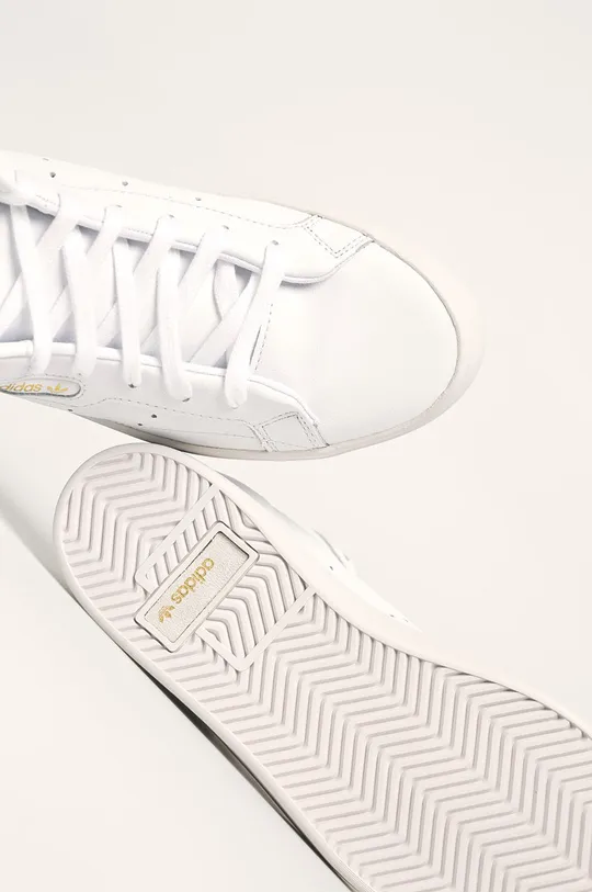 белый adidas Originals - Кожаные кроссовки Sleek Mid EE4726
