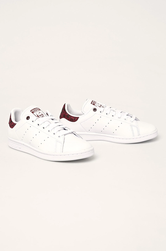 adidas Originals - Kožená obuv Stan Smith EE4896 biela