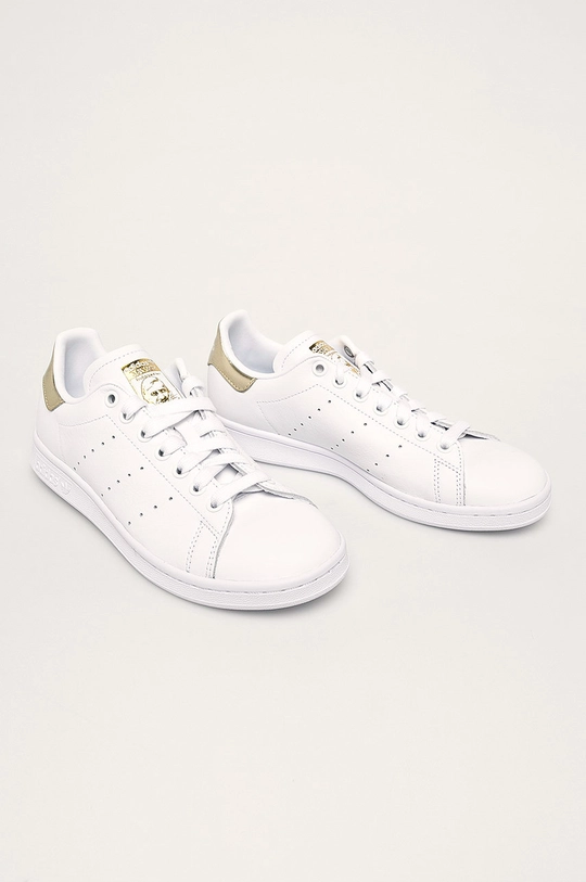 adidas Originals - Kožená obuv Stan Smith biela