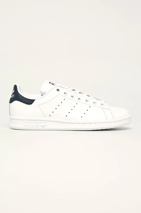 biały adidas Originals - Buty skórzane Stan Smith S81020 Damski