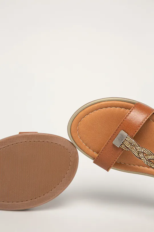 hnedá Marco Tozzi - Kožené sandále