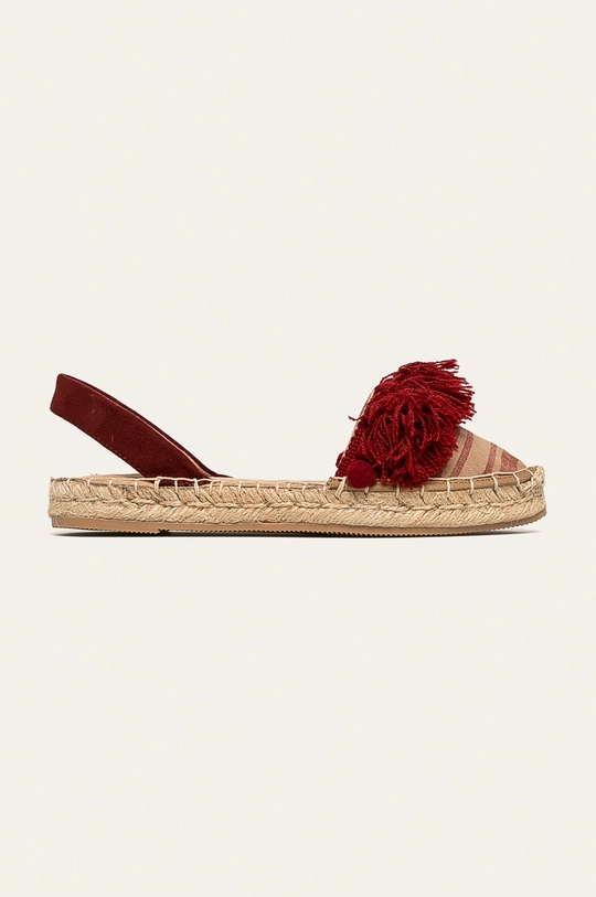 burgundské Corina - Espadrilky Dámsky