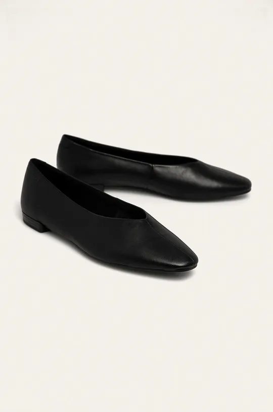 Vagabond Shoemakers - Kožené balerínky Celia čierna