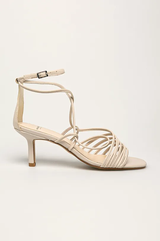 béžová Vagabond Shoemakers - Kožené sandále Amanda Dámsky