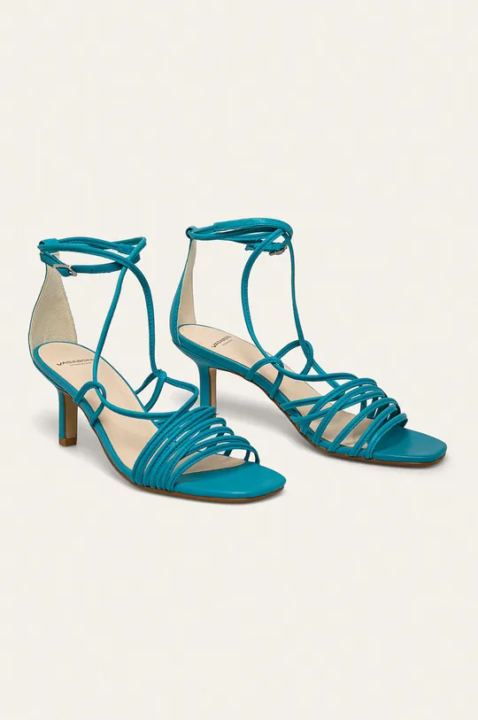 Vagabond Shoemakers - Sandały skórzane Amanda niebieski